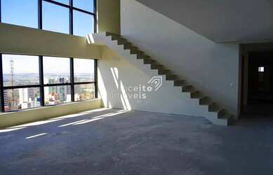 Imagem: O apartamento na cobertura possui 4 Dormitórios, 5 Banheiros