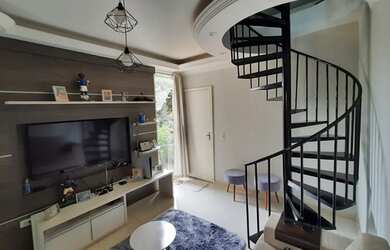 Imagem: O apartamento na cobertura possui 3 Dormitórios, 1 Banheiro