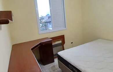 Imagem: O quarto está localizado em Vila Mathias, Santos para alugar