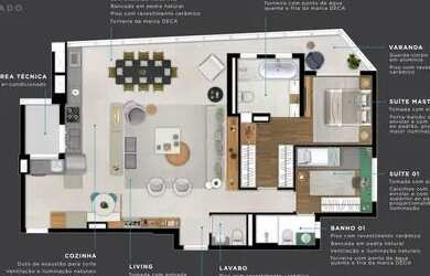 Imagem 3: Apartamentos 115 m² 3 Suítes 3 Vagas demarcadas depósito Bela Vista...