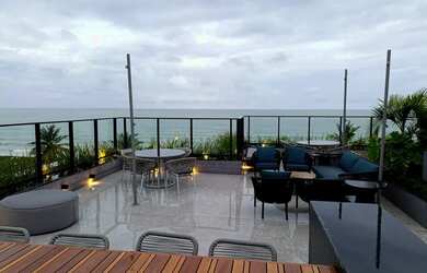 Imagem: O apartamento possui 1 Dormitório, 1 Banheiro, 1 Vaga na garagem