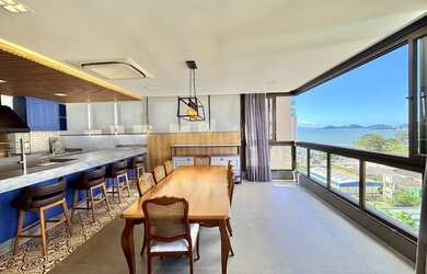 Imagem: O apartamento na cobertura possui 3 Dormitórios, 4 Banheiros