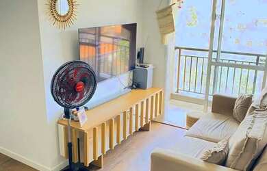 Imagem: O apartamento possui 2 Dormitórios, 1 Banheiro, 1 Vaga na garagem