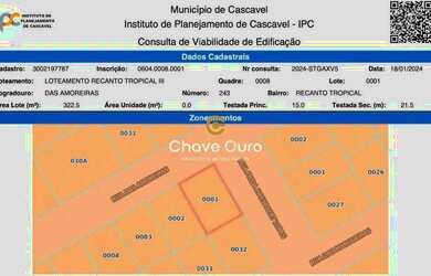 Imagem 14: Terreno à venda, 322 m² por R$ 420.000,00 - Tropical III - Cascavel/PR
