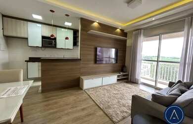 Imagem: O apartamento possui 1 Dormitório, 1 Banheiro, 1 Vaga na garagem