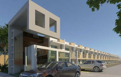 Imagem: A casa em condomínio possui 2 Dormitórios, 2 Banheiros, 1