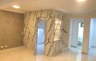 Imagem: A casa em condomínio possui 3 Dormitórios, 3 Banheiros, 2