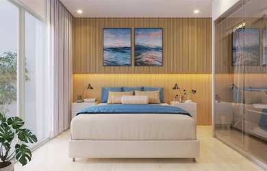 Imagem: O apartamento possui 2 Dormitórios, 1 Banheiro, 1 Vaga na garagem