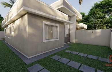 Imagem: A casa possui 3 Dormitórios, 2 Banheiros, 3 Vagas na garagem