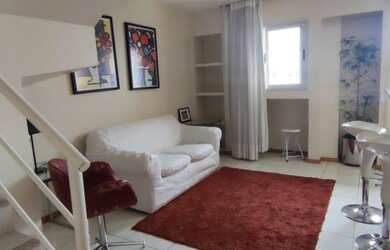 Imagem: O apartamento possui 1 Dormitório, 2 Banheiros, 1 Vaga na garagem