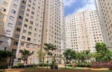 Imagem: O apartamento possui 2 Dormitórios, 1 Banheiro, 1 Vaga na garagem