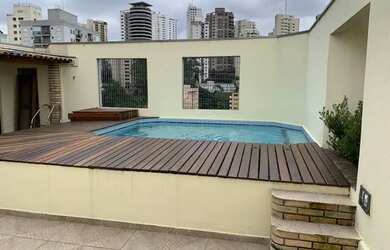 Imagem: O apartamento na cobertura possui 4 Dormitórios, 3 Banheiros