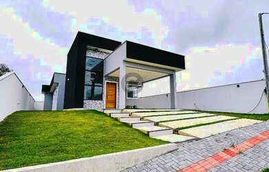 Imagem: A casa em condomínio possui 3 Dormitórios, 3 Banheiros, 2