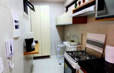 Imagem 4: Quarto e sala, porteira fechada, proto para aluguel por temporada