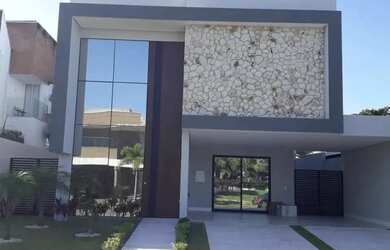 Imagem: A casa em condomínio possui 5 Dormitórios, 5 Banheiros, 4