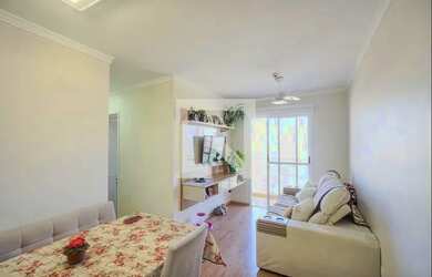 Imagem: O apartamento possui 3 Dormitórios, 2 Banheiros, 2 Vagas na