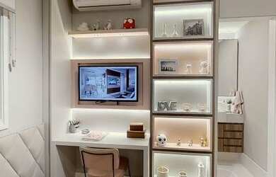 Imagem: O apartamento possui 4 Dormitórios, 4 Banheiros, 4 Vagas na