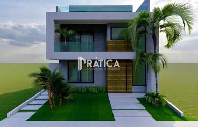 Imagem: A casa em condomínio possui 4 Dormitórios, 5 Banheiros, 3