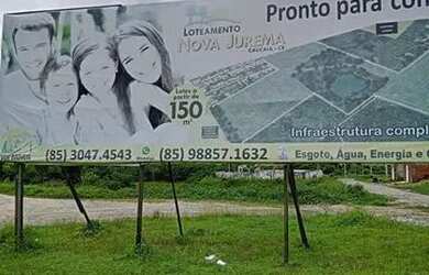 Imagem: O terreno está localizado em Araturi, Caucaia à venda por