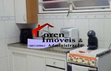 Imagem: O apartamento possui 1 Dormitório, 1 Banheiro, 1 Vaga na garagem