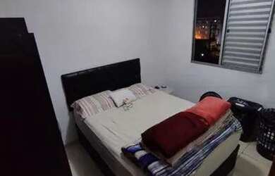 Imagem: O apartamento possui 2 Dormitórios, 1 Banheiro, 1 Vaga na garagem