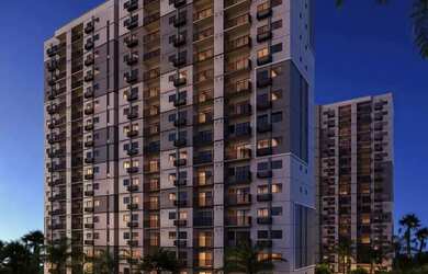 Imagem: O apartamento possui 2 Dormitórios, 1 Banheiro, 1 Vaga na garagem