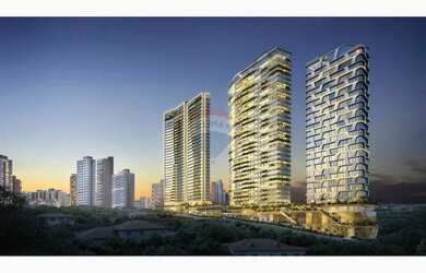 Imagem: O studio possui 1 Dormitório, 1 Banheiro, 34m² de Área e