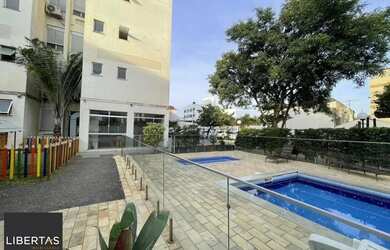 Imagem: O apartamento na cobertura possui 2 Dormitórios, 3 Banheiros