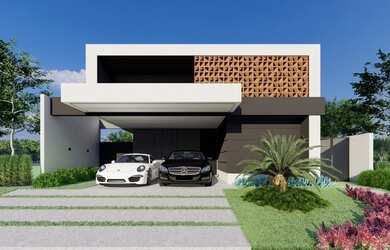 Imagem: A casa em condomínio possui 3 Dormitórios, 2 Banheiros, 2