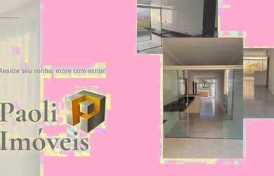 Imagem: A casa possui 3 Dormitórios, 2 Banheiros, 2 Vagas na garagem