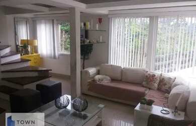 Imagem: A casa em condomínio possui 4 Dormitórios, 4 Banheiros, 3