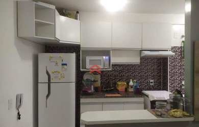 Imagem: O apartamento possui 2 Dormitórios, 1 Banheiro, 1 Vaga na garagem