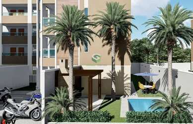 Imagem: O apartamento possui 2 Dormitórios, 2 Banheiros, 1 Vaga na