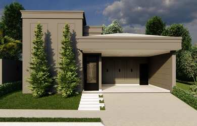 Imagem: A casa em condomínio possui 3 Dormitórios, 4 Banheiros, 4