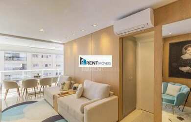 Imagem: O apartamento possui 1 Dormitório, 1 Banheiro, 1 Vaga na garagem