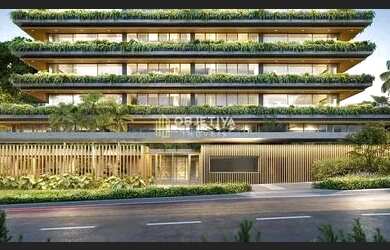 Imagem: O apartamento na cobertura possui 3 Dormitórios, 5 Banheiros