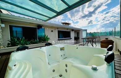 Imagem: O apartamento na cobertura possui 2 Dormitórios, 3 Banheiros