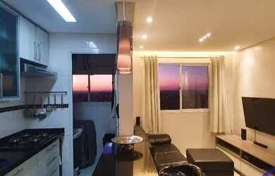 Imagem: O apartamento possui 2 Dormitórios, 1 Banheiro, 1 Vaga na garagem