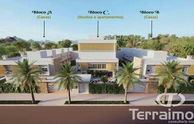 Imagem: A casa em condomínio possui 2 Dormitórios, 2 Banheiros, 1