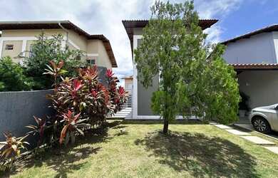 Imagem: A casa em condomínio possui 4 Dormitórios, 4 Banheiros, 3