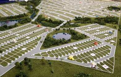 Imagem: O terreno possui 200m² de Área Privada e está localizado