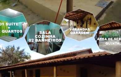 Imagem: A casa possui 3 Dormitórios, 3 Banheiros, 1 Vaga na garagem