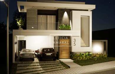 Imagem 3: Linda Casa com 3 suítes,piscina e armários planejados, à venda, 233 m² por R$ 272 - Setvil