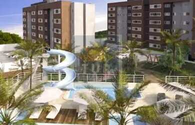 Imagem: O apartamento possui 2 Dormitórios, 2 Banheiros, 1 Vaga na