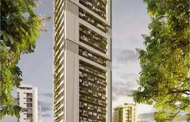 Imagem: O apartamento possui 1 Dormitório, 1 Banheiro, 1 Vaga na garagem