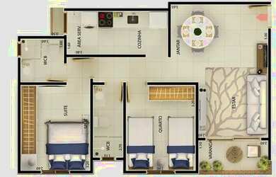 Imagem 4: Pinheiros do Sul I. Piscina, Churrasqueira, Varandae59m² de Área