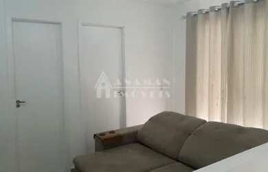 Imagem: O apartamento possui 1 Dormitório, 1 Banheiro, 1 Vaga na garagem