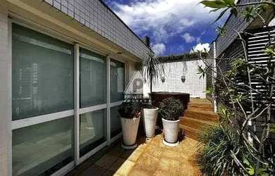 Imagem: O apartamento na cobertura possui 4 Dormitórios, 5 Banheiros