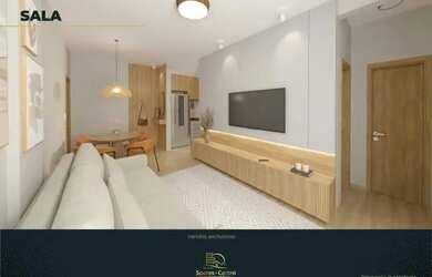 Imagem: O apartamento possui 2 Dormitórios, 2 Banheiros, 1 Vaga na