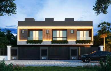 Imagem: A casa possui 3 Dormitórios, 3 Banheiros, 2 Vagas na garagem